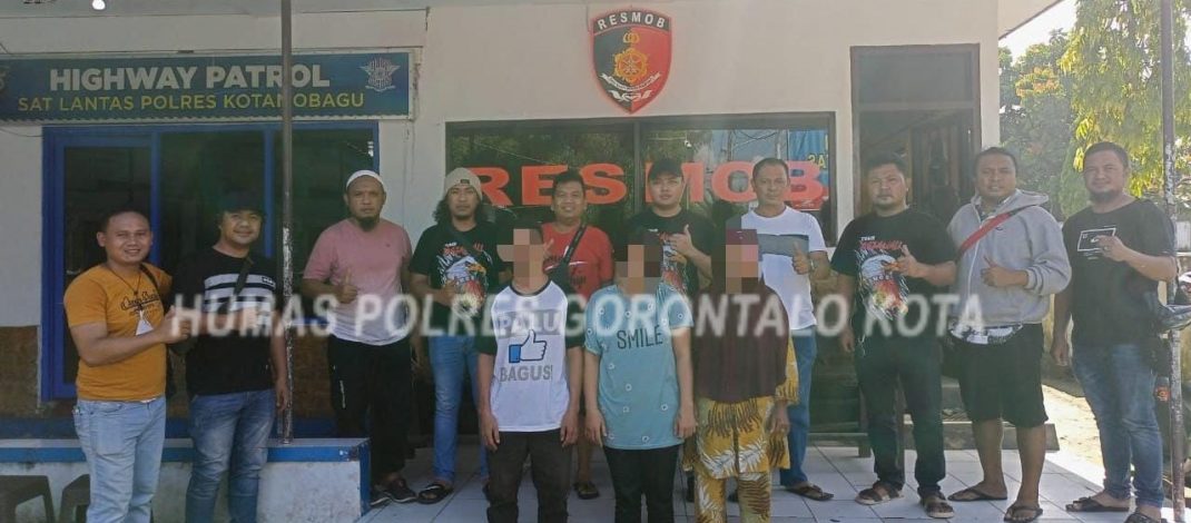 Team gabungan Polda Gorontalo,Polres Gorontalo Kota dan Polres Kotamobagu berhasil amankan dua terduga pelaku penganiayaan anak hingga meninggal